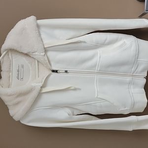 Eddie Bauer Plush Full Zip w Hoodie